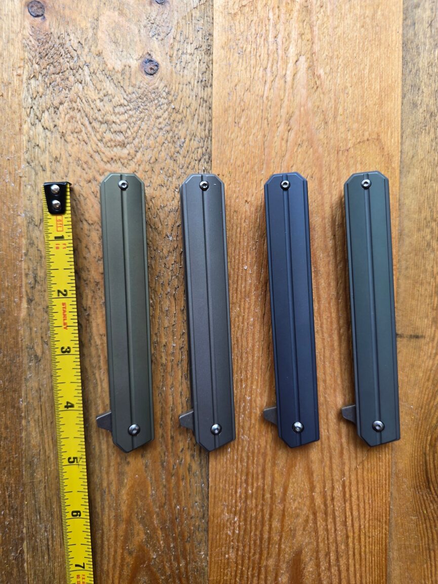 Folding SlimEdge Knife with Titanium Handle and D2 Blade