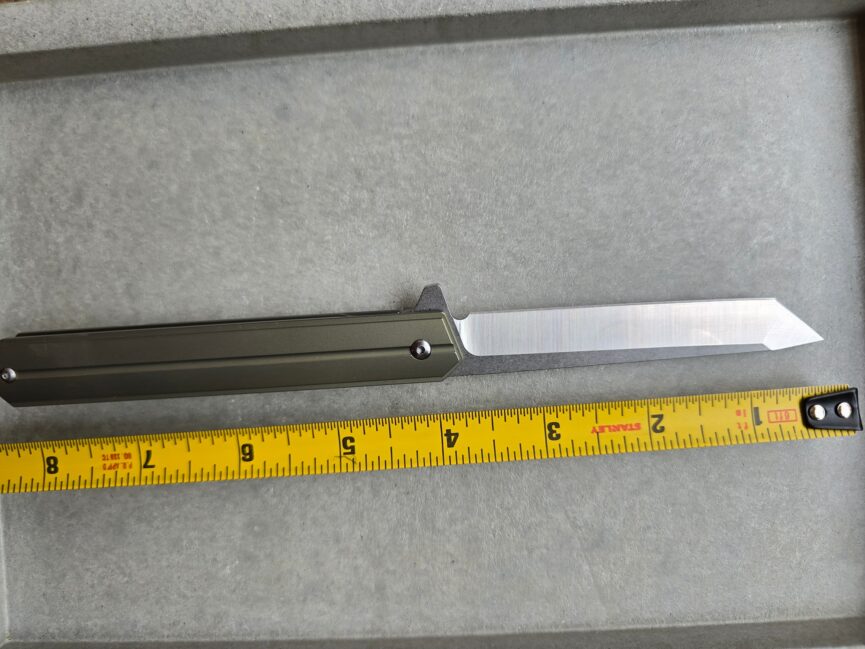 Folding SlimEdge Knife with Titanium Handle and D2 Blade