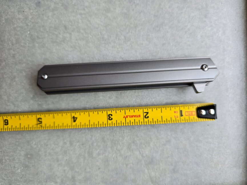 Folding SlimEdge Knife with Titanium Handle and D2 Blade