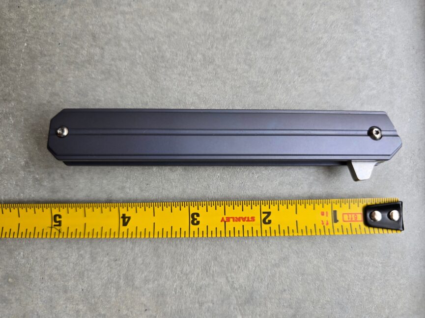 Folding SlimEdge Knife with Titanium Handle and D2 Blade