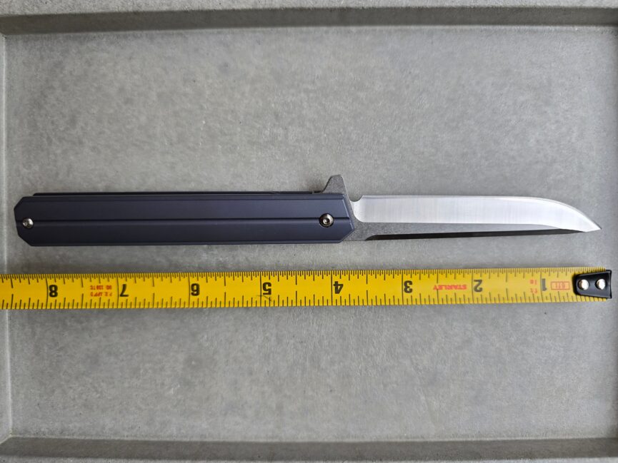 Folding SlimEdge Knife with Titanium Handle and D2 Blade