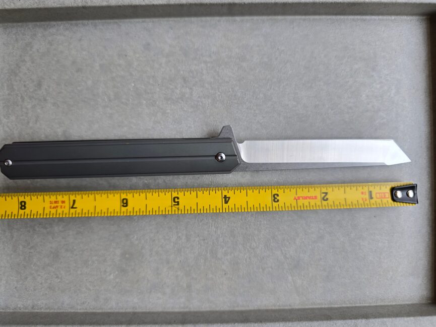 Folding SlimEdge Knife with Titanium Handle and D2 Blade