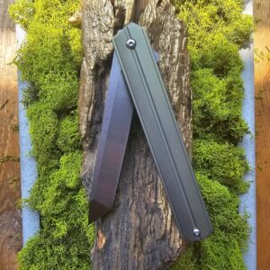 Folding SlimEdge Knife with Titanium Handle and D2 Blade