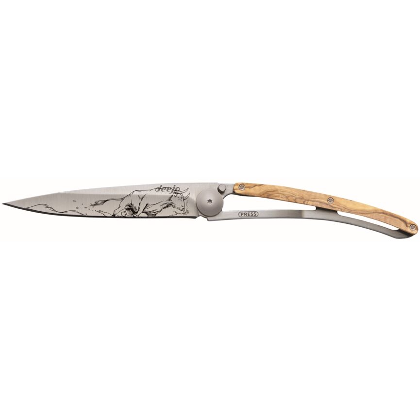 Deejo 27g, Olive Wood / Bull