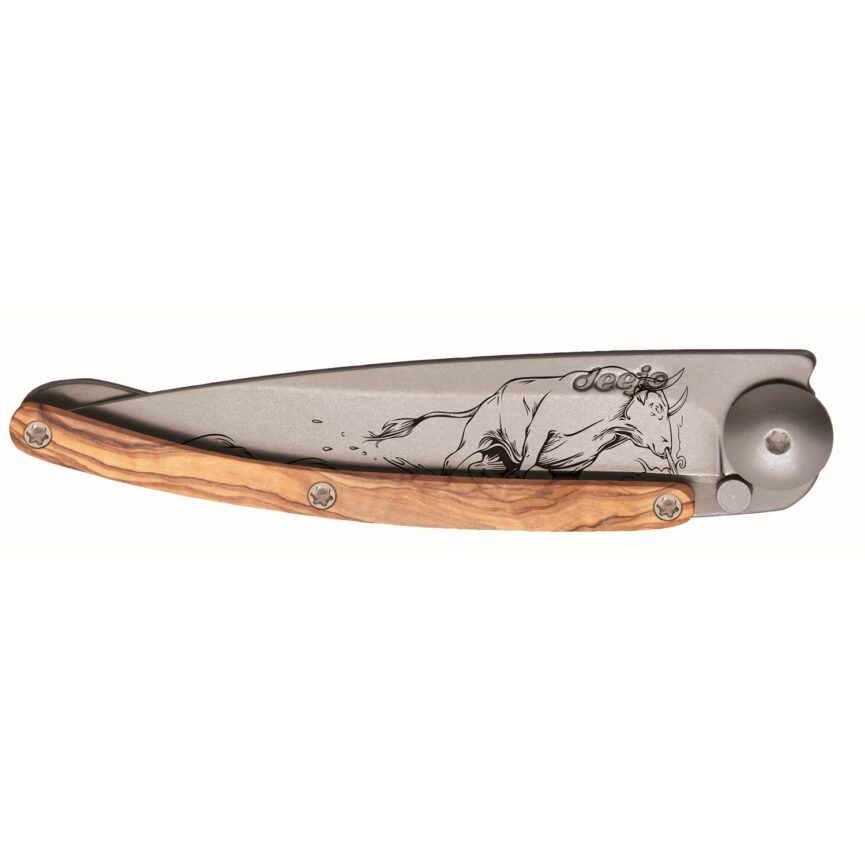 Deejo 27g, Olive Wood / Bull