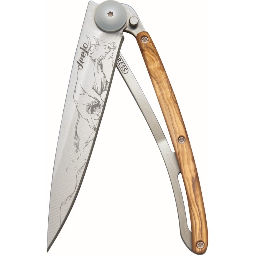Deejo 27g, Olive Wood / Bull