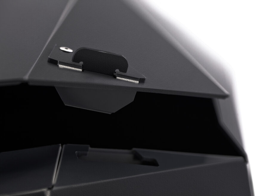 Polymer Hard Shell Black Backpack