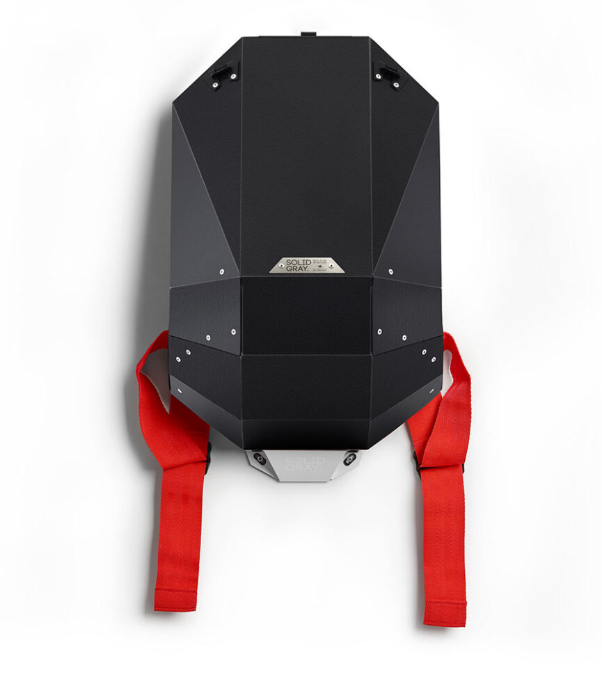 Wall Mount for Solid Gray Backpacks